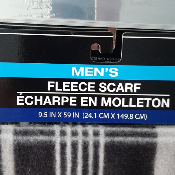 Mens Fleece Scarf nwt - Picture 2 of 4